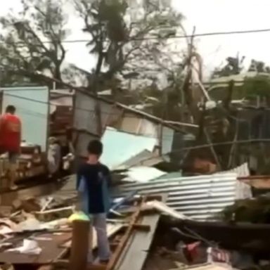 VIDEO: Two days after Tropical Cyclone Gita ravaged the small South Pacific island nation of Tonga, the cleanup continues.