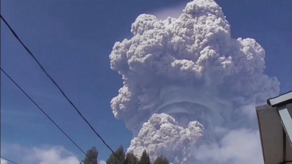 Video Villages Covered In Ash After Volcano Erupts In Indonesia - ABC News