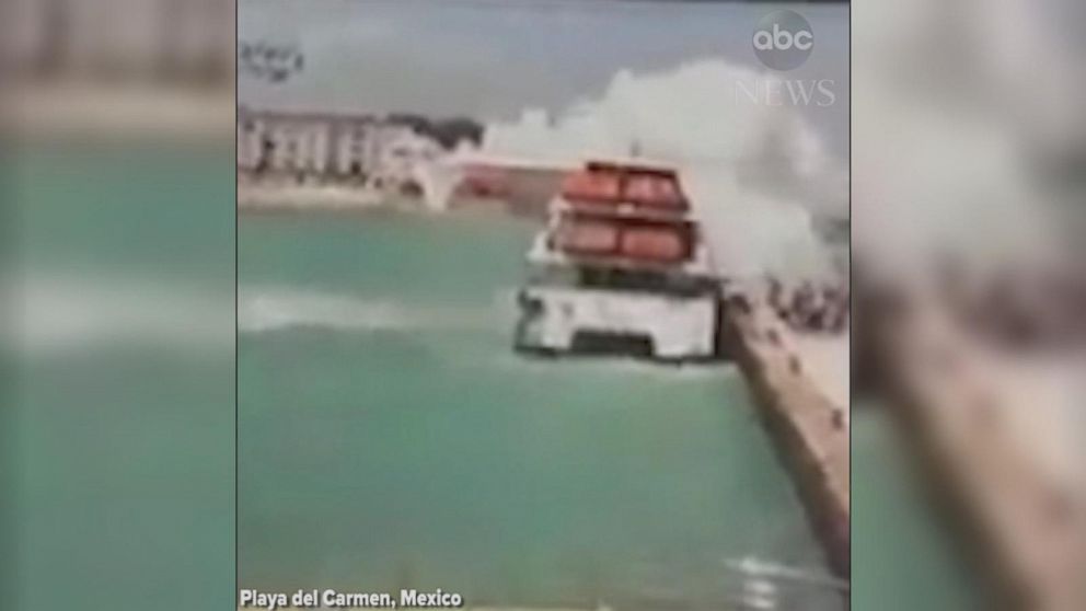 25 injured after ferry explosion - ABC News
