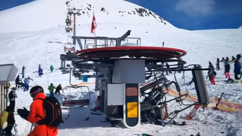 Several People Hurt After Terrifying Ski Lift Malfunction At