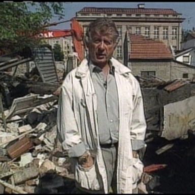 VIDEO: May 3, 1999: Ted Koppel reported live from Kosovo during the Serbian occupation.