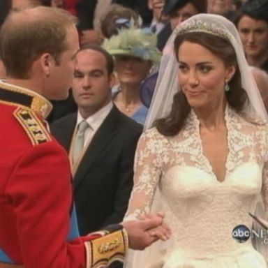 The couple married at Westminster Abbey in London.