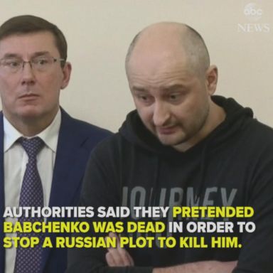 Arkady Babchenko was said to have been killed at his apartment building in Kiev on Tuesday night. But on Wednesday Babchenko appeared alive and well at a press conference.