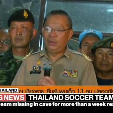 VIDEO: Thai soccer team trapped in cave 10 days found alive