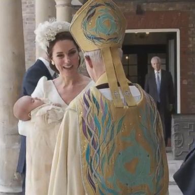 VIDEO: Royal baby, Prince Louis, christened at St. James' Palace