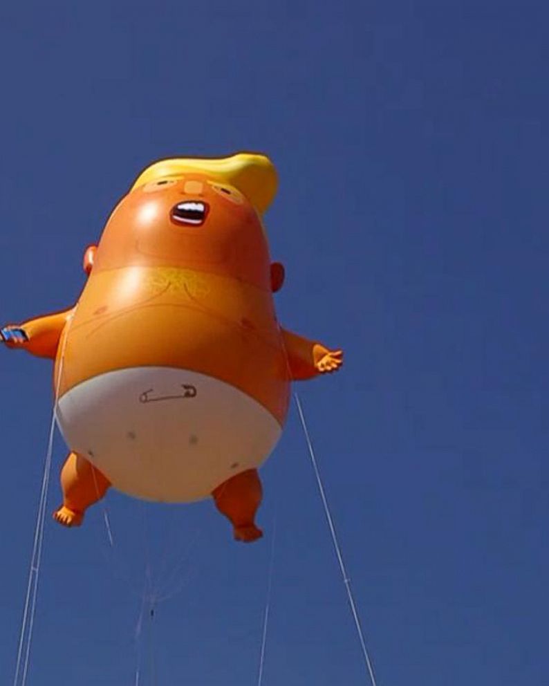 New Baby Trump Funny Aluminum foil Balloon Toy Impeach Party Balloon 22" x 17" 