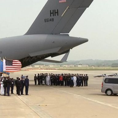 VIDEO: The remains of fallen U.S. soldiers held in North Korea are being brought home, according to a White House statement.