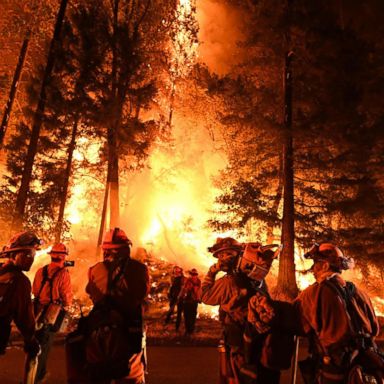 VIDEO: Firefighters battle the Carr fire near Redding, Calif., July 31