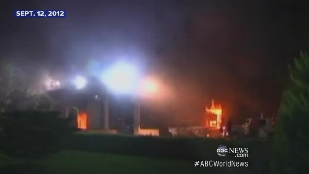 The U.S. consulate in Libya is attacked.
