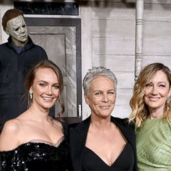 'Halloween' premiere, baby drill monkey, table tennis robot: World in Photos