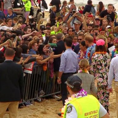 VIDEO: Prince Harry & Meghan Markle visit Bondi Beach