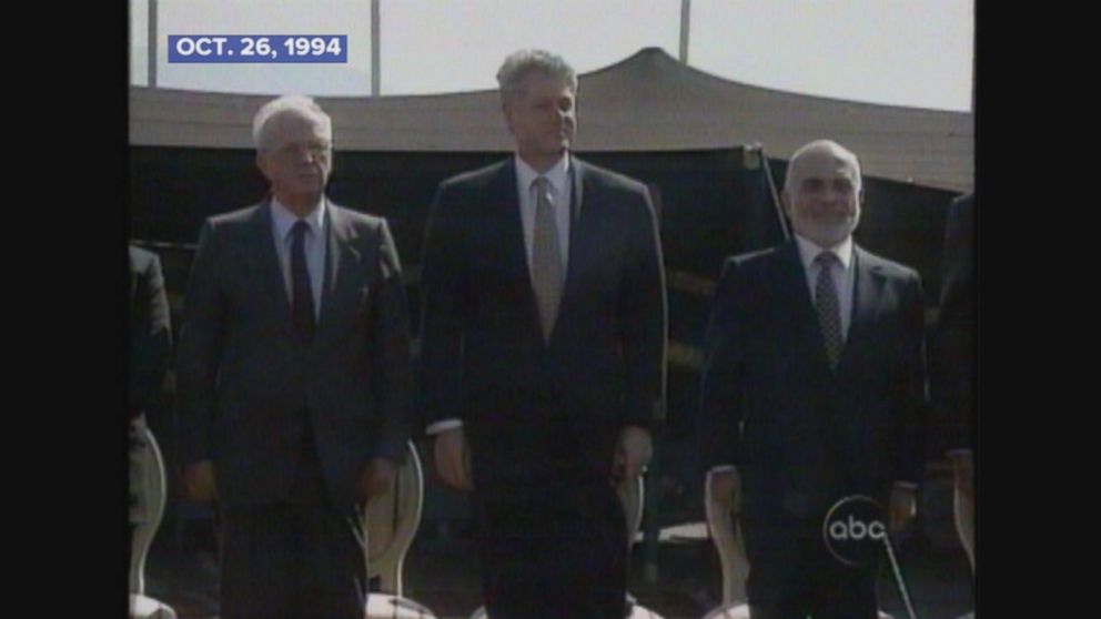 Jordan and Israel sign a peace treaty.