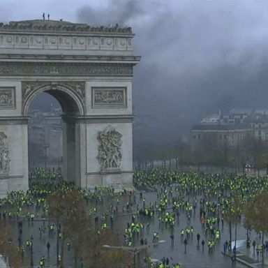 VIDEO: Hundred arrested in Paris protest 