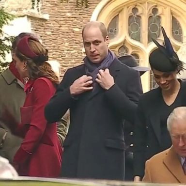 VIDEO: Royals attend Christmas service