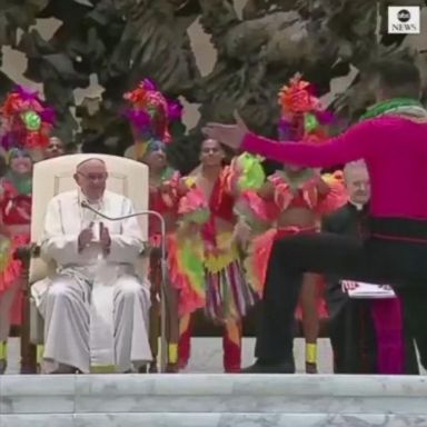 VIDEO: Pope Francis spins a ball on his finger as he watches a circus performance during his first weekly audience of 2019.