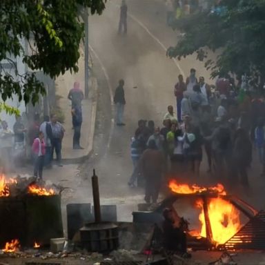 VIDEO: A pre-dawn uprising by several members of the Venezuelan National Guard was met with swift force by pro-government military Monday.