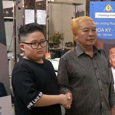 VIDEO: Trump, Kim Jong Un haircuts available at Vietnam barber shop