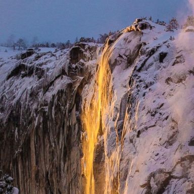 VIDEO: Yosemite's 'firefall,' NYC snow, Oscar's red carpet: World in Photos, Feb. 21