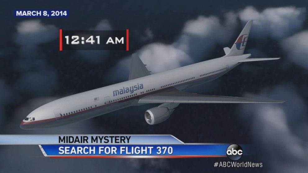 Malaysia Airlines Flight 370 disappears while flying from Kuala Lumpur to Beijing.