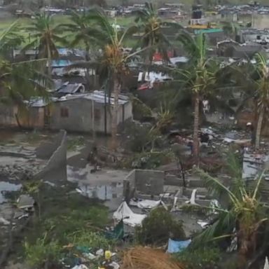 VIDEO: Across the Pond: Search for survivors in Mozambique after devastating cyclone