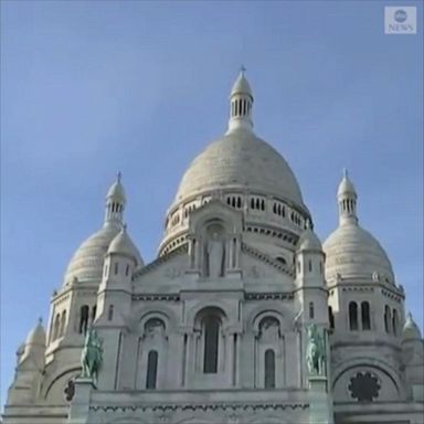 PHOTO: A solemn moment as bells toll at churches and cathedrals around France, 48 hours after a fire began to ravage the Notre Dame Cathedral.