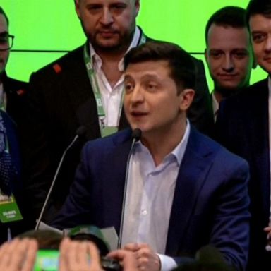 VIDEO: Comedian in Ukraine wins election