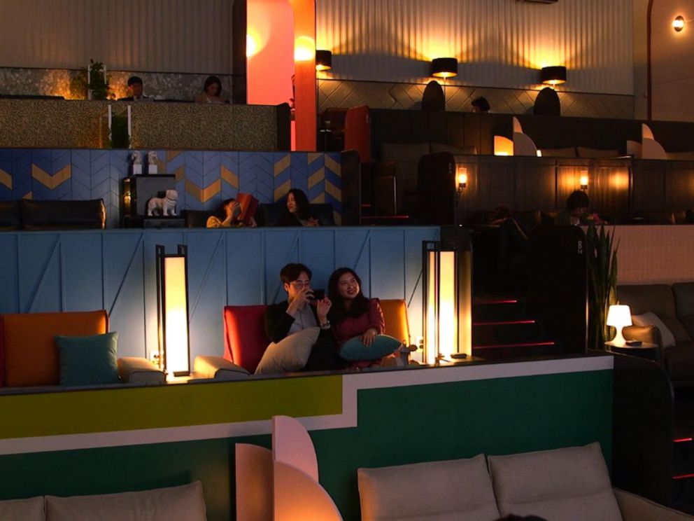 South Korean Theaters Transform Into Forest Living Room And Bedroom To Attract Filmgoers Abc News