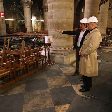 VIDEO: ABC News gets exclusive first look inside fire-ravaged Notre Dame Cathedral