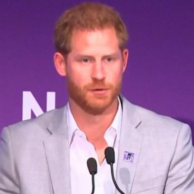 VIDEO: Prince Harry honors his mother's legacy in speech at mentoring event