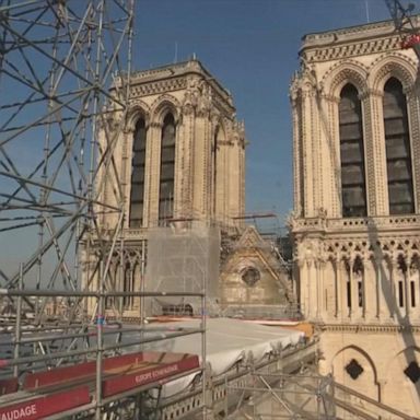 VIDEO: French culture minister visits Notre Dame to view renovations