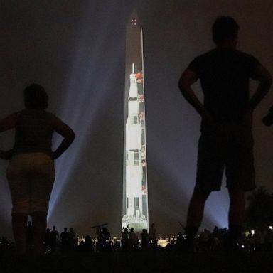 VIDEO: Apollo anniversary, beach yoga, Lego lion: World in photos, July 17