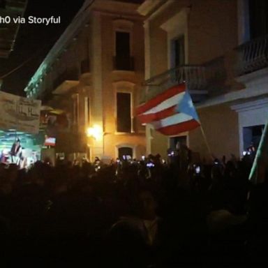 VIDEO: Protests in Puerto Rico intensify as police, protesters clash