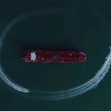 VIDEO: Drone footage shows boats circling British-flagged tanker captured by Iran