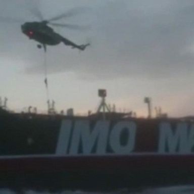 VIDEO: New video shows moment Iran seized ship