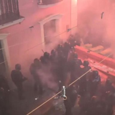 VIDEO: Tear gas deployed against protesters in Puerto Rico