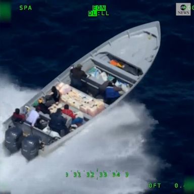 VIDEO: Coast Guard interdicts suspected drug boat in Pacific