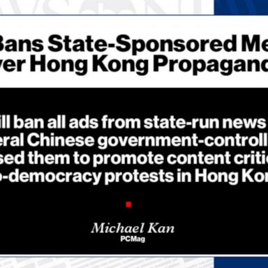 VIDEO: Twitter and Facebook bans Chinese accounts amidst Hong Kong protests