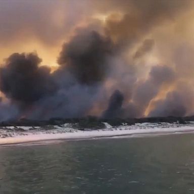 VIDEO: Raging wildfire engulfs Queensland island killing wildlife, causing evacuations