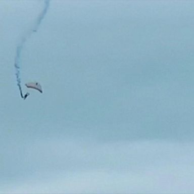 VIDEO: Skydiver escapes death-defying crash with cuts and grazes