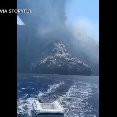 VIDEO: Volcano in Italy erupts for 2nd time this summer