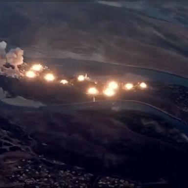 VIDEO: Video shows massive US-led airstrike against ISIS island in Iraq