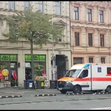 Several shots were fired and the suspected attackers fled the scene in a car, according to Germany's Federal Police.