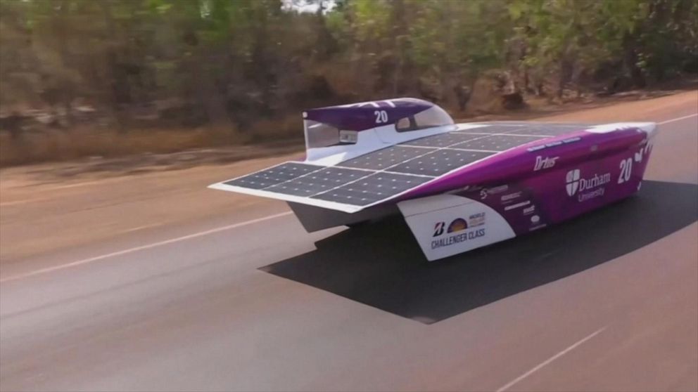 Solar Powered Cars Hit The Racetrack In Australia Video Abc News