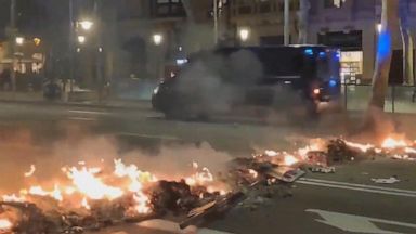 religion Catalan separatists lit fire in the streets in response to the Spanish Supreme Court sentencing notable politicians to jail for their involvement in the 2017 bid for Catalan independence.