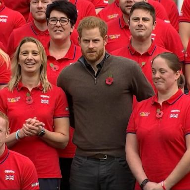 VIDEO: Prince Harry unveils UK team for the Invictus Games