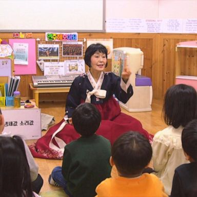 The Korean Studies Institute runs a program to train elderly females in the art of storytelling to help foster communication between generations. 