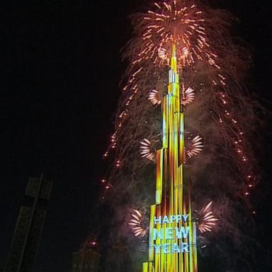 VIDEO: New Year’s fireworks in the United Arab Emirates