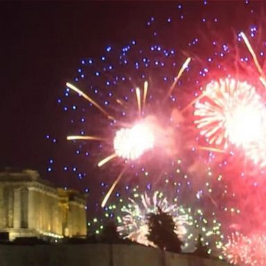 VIDEO: Greece lights it up for 2020