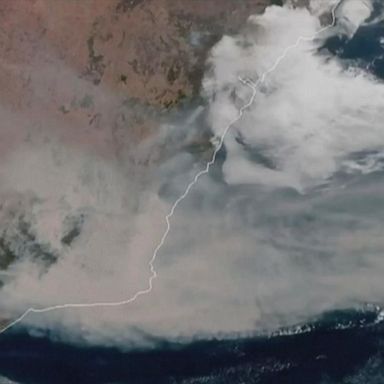 VIDEO: Satellite images show Australian brushfires from space