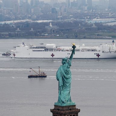 VIDEO: USNS Comfort, food lines, goats roam the streets: The Week in Photos 